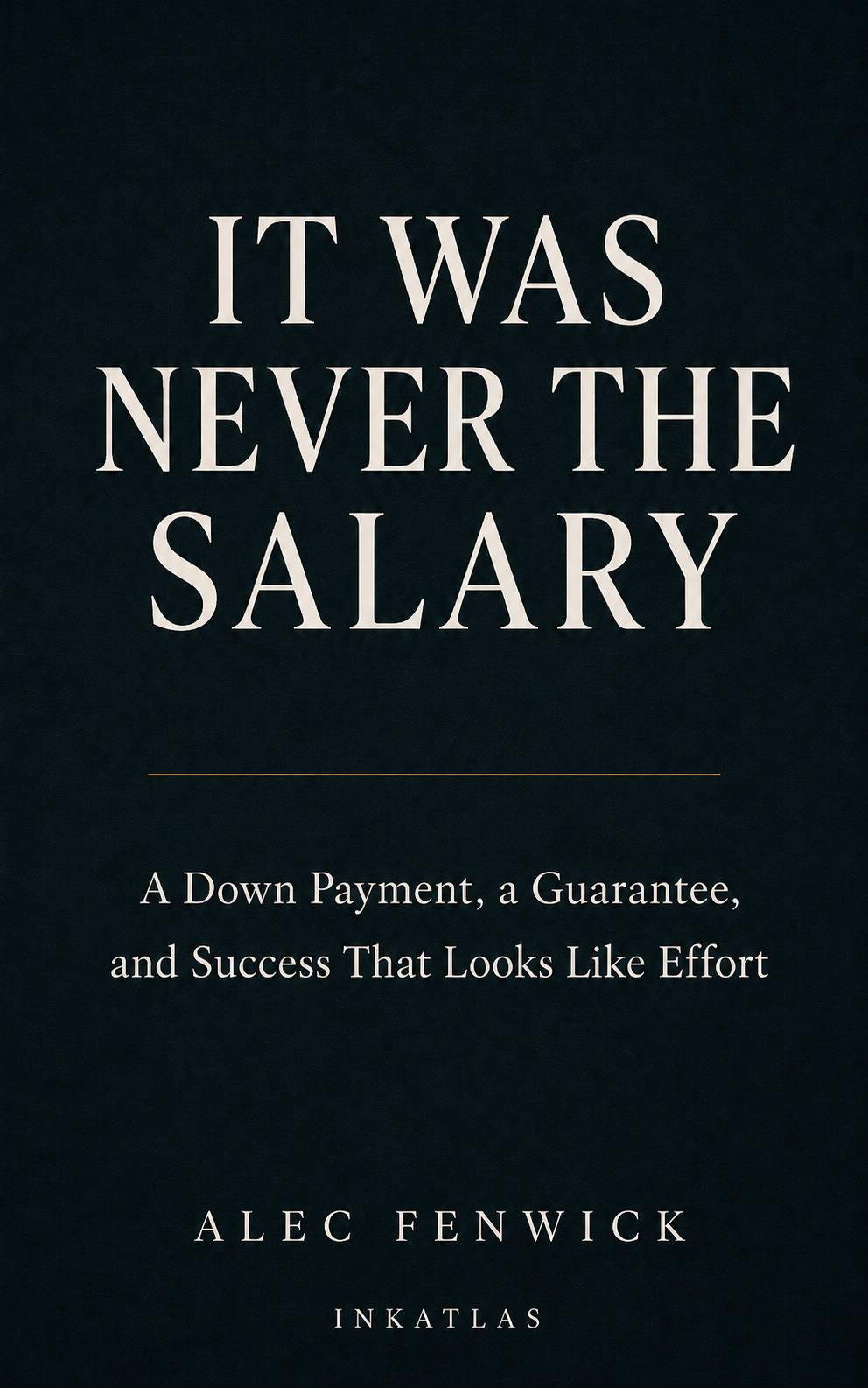 It Was Never the Salary